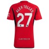 Camisola Manchester United Alex Telles 27 Homen Equipamento 1ª 23/24